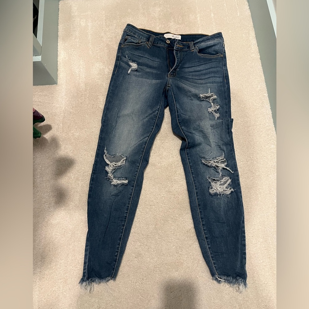 Kancan Distressed Skinny Jeans Size 9/28